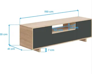 Mueble TV Habitdesign Modulo Salon