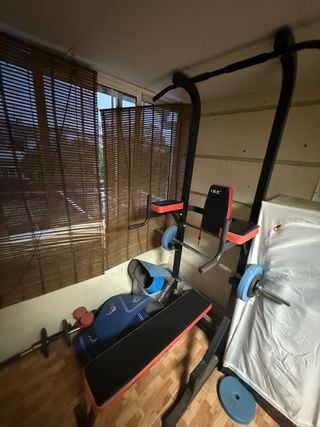 Banco de pesas multifuncional