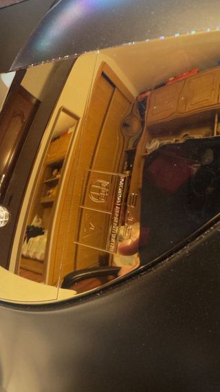 Casco AGV K1 Negro Mate con Visor Dorado