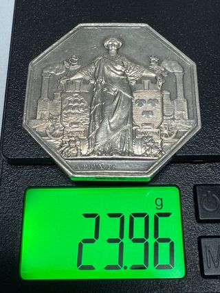 Lote 2 Raros Jetons Prata Franceses