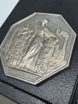 Lote 2 Raros Jetons Prata Franceses