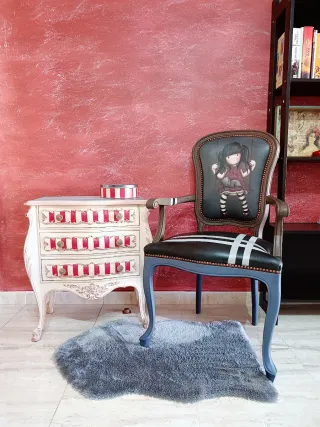Mesita de noche vintage
