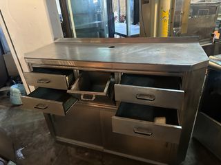 Mueble Cefitero 1.5m Acero Inoxidable