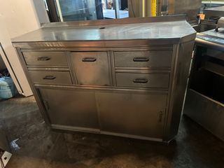 Mueble Cefitero 1.5m Acero Inoxidable