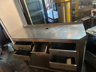 Mueble Cefitero 1.5m Acero Inoxidable