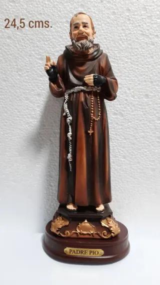 Padre Pio, Rosario de Cristal con Caja.
