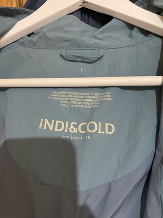 INDI&COLD Gabardina Azul