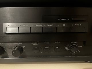 Tocadiscos DUAL y Amplificador YAMAHA Negro