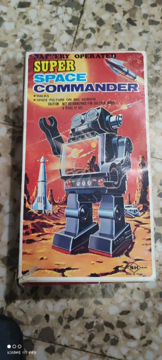 Robot Juguete Antiguo Caja Original