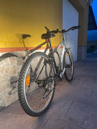 Bicicleta de montaña negra