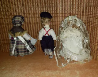 Lote 3 Figuras de porcelana vintage