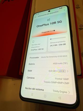 OnePlus 10R 5G 256GB 8GB RAM