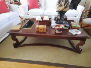 Mesa de centro madera maciza estilo clásico – URGE