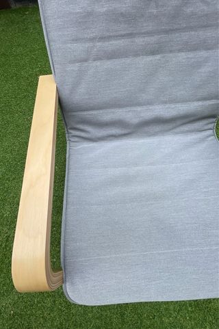 Sillón ARSUNDA madera y  gris de IKEA