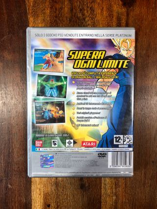 DragonBall Budokai Tenkaichi ps2 platinum