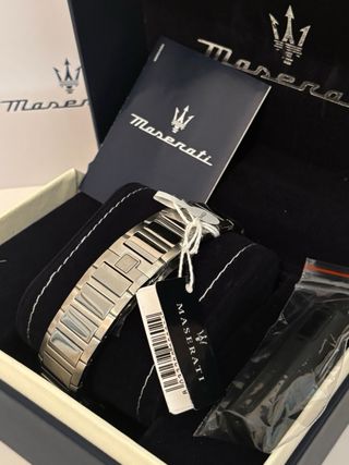 Reloj Maserati Cronógrafo Negro/Plata