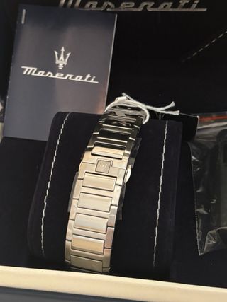 Reloj Maserati Cronógrafo Negro/Plata