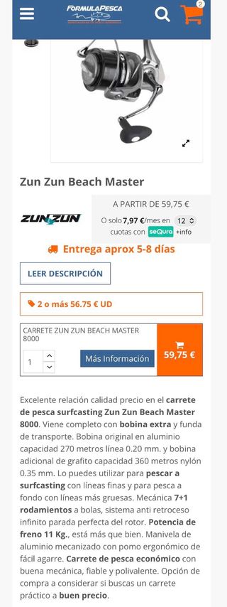 VERCELLI OXYGEN MORENA + CARRETE ZUN ZUN