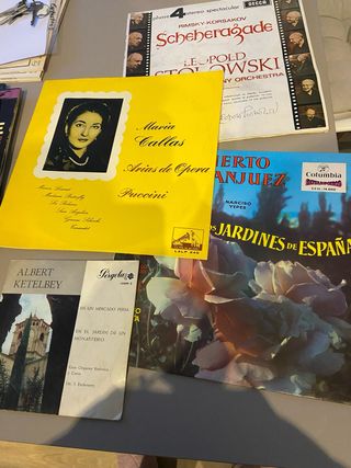 3 Vinilos Música Clásica y Ópera