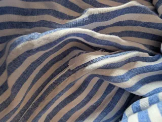 Camisa Tommy Hilfiger Rayas Azul/Blanco Talla XS