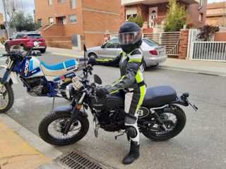 Mono de dos piezas de moto Spyke mujer cuero T-42
