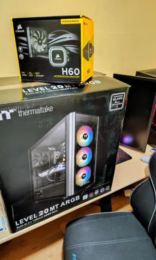 PC Gamer AMD+Monitor Acer vga y su adaptador HDMI