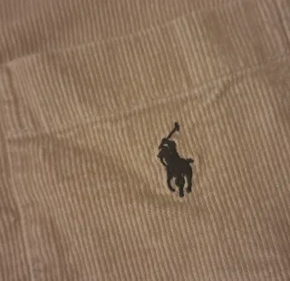 Camisa Pana Niño Ralph Lauren Marrón Talla S