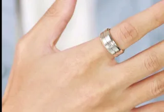 Anillo acero inoxidable hombre