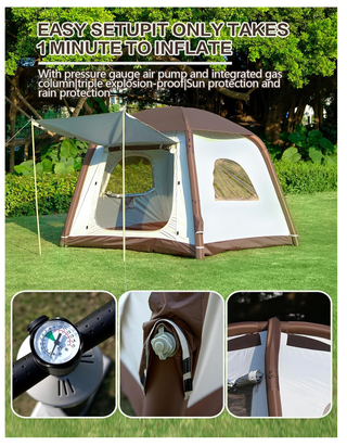 Tienda Campaña Inflable Impermble 2-4personas