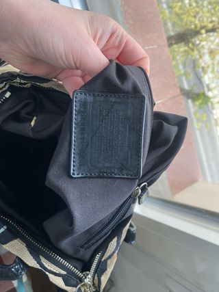 Bolso Coach Vintage Beige y Negro