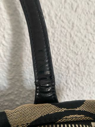 Bolso Coach Vintage Beige y Negro