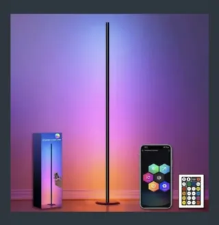 Lámpara de pie LED 120cm Multicolor