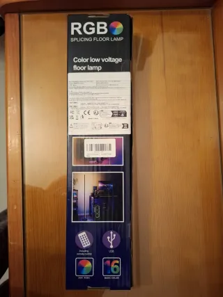 Lámpara de pie LED 120cm Multicolor