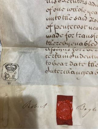 Manuscrito Antiguo Inglés 1770