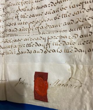 Manuscrito Antiguo Inglés 1770