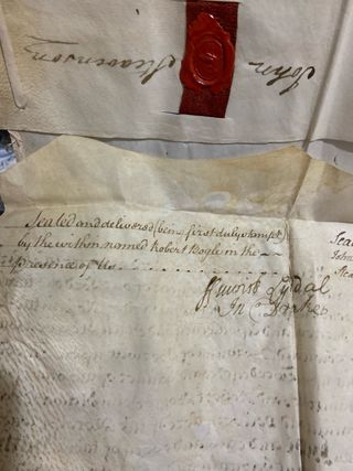 Manuscrito Antiguo Inglés 1770
