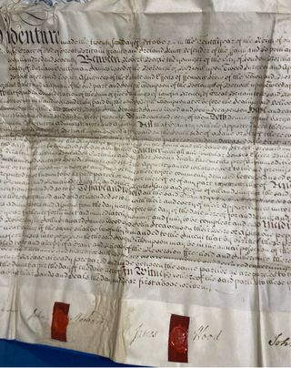 Manuscrito Antiguo Inglés 1770