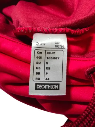 QUECHUA set 2 felpe sportive dolcevita donna tg. S