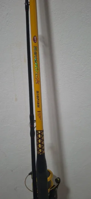 Caña de Pescar never crack con carrete