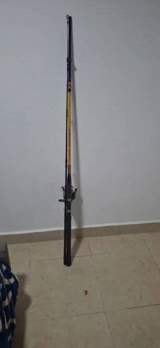 Caña de Pescar never crack con carrete