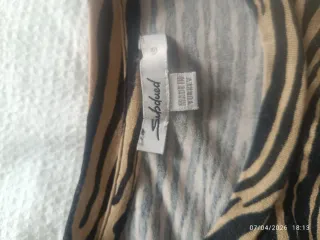 Camiseta Subdued Animal Print Talla S