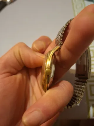 Reloj Duward Automático Dorado Plateado de cuerda