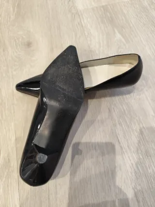 Zapatos charol negros T.37