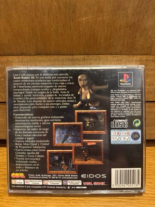 Tomb Raider III PS1 PAL España Completo