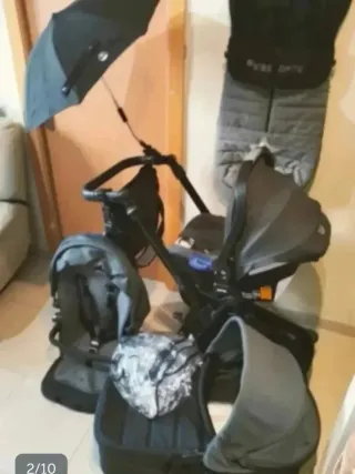 Carrito Bebé Jane Rider 3 Piezas + Accesorios