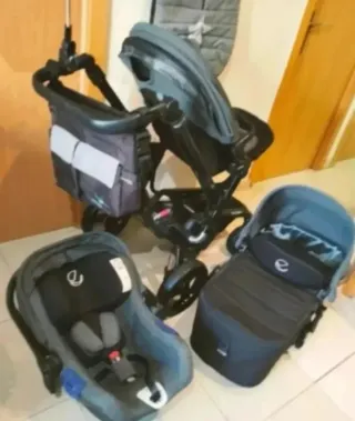 Carrito Bebé Jane Rider 3 Piezas + Accesorios