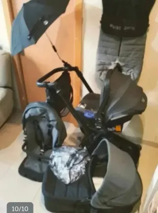 Carrito Bebé Jane Rider 3 Piezas + Accesorios