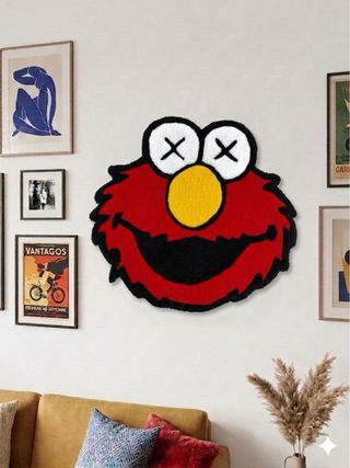 Alfombra Hype KAWS x Elmo