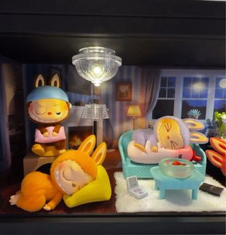 Casita para The Monsters 1:00 am Labubu Pop Mart