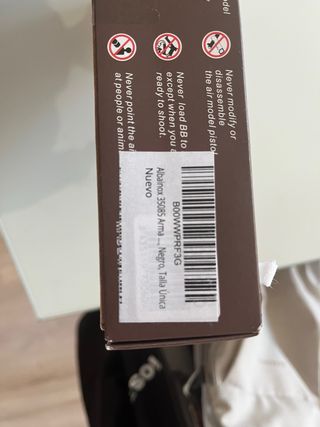 Pistola de Juguete Albainox 35085 Negra